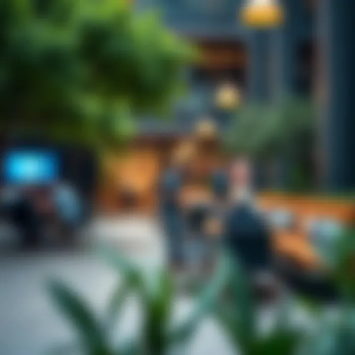 Vibrant Community Space at 29 Boulevard Community gathering area at 29 Boulevard