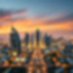 Stunning view of 29 Boulevard skyline