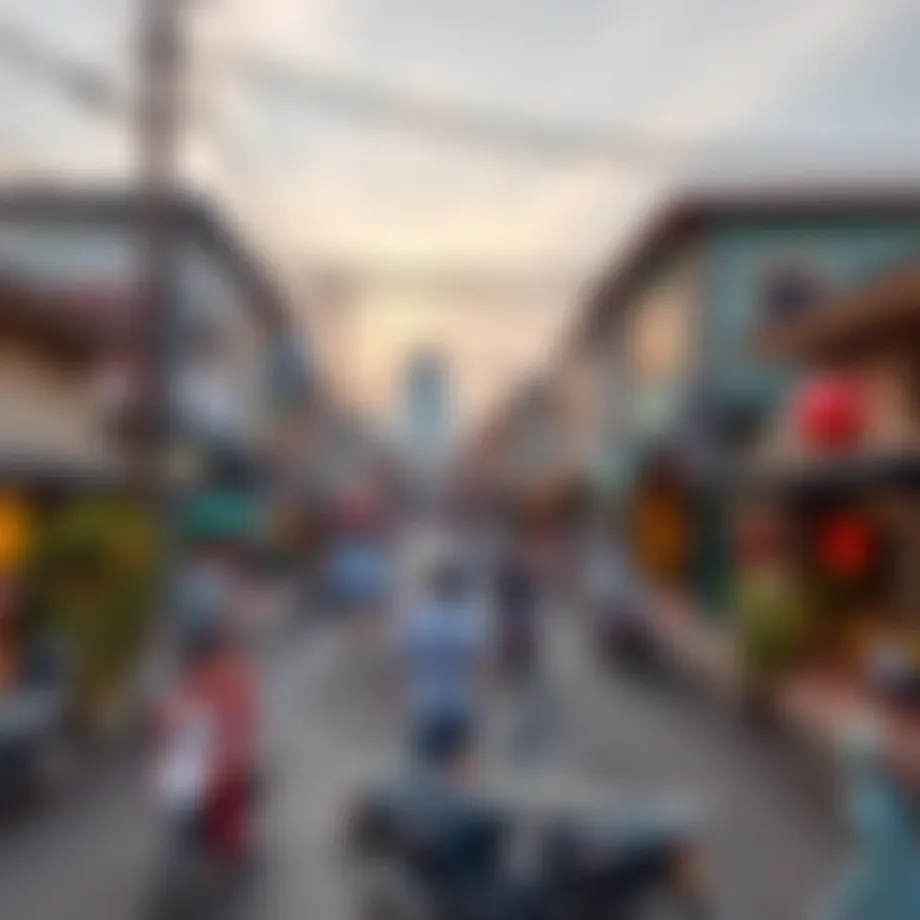 Vibrant community atmosphere in International City