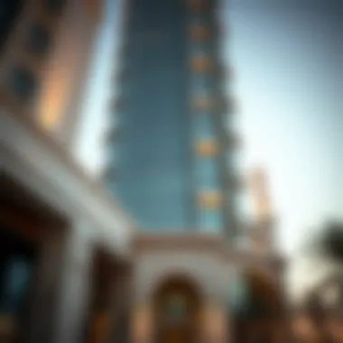 Architectural Features of Abdullah Al Shaiba Tower Detailed architectural features of the Abdullah Al Shaiba Tower