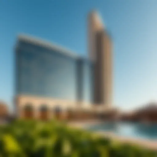 Architectural Brilliance of Al Adiyat Building Stunning view of Al Adiyat Building showcasing its unique architectural design