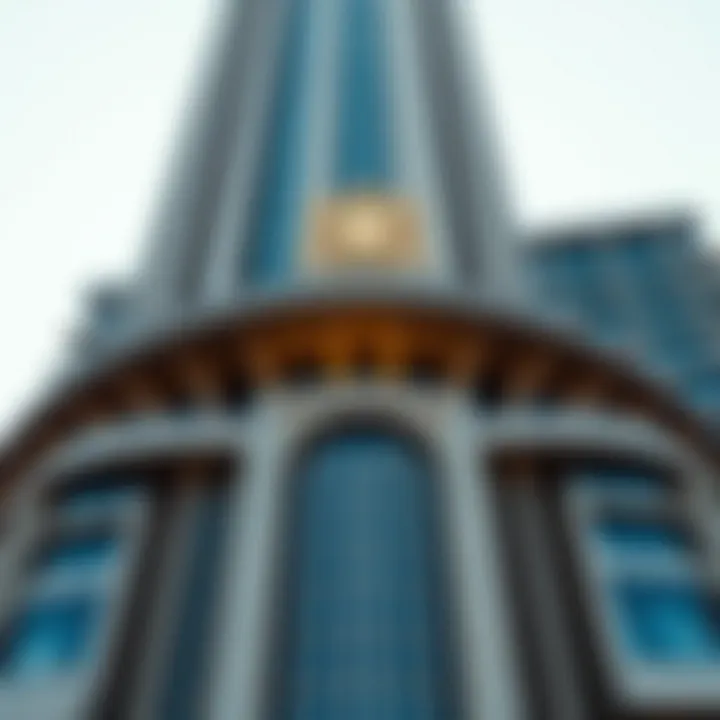 Architectural Ingenuity of Al Kawthar Tower Architectural details showcasing the unique design of Al Kawthar Tower