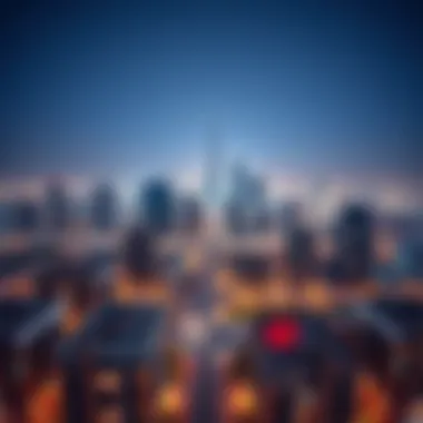 Aerial View of Al Kayan Developments Stunning skyline view of Al Kayan developments in Dubai