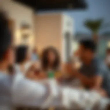 Diverse demographic enjoying the facilities of Al Khail Gate Studio