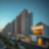 Aerial view of Al Maya showcasing modern architecture