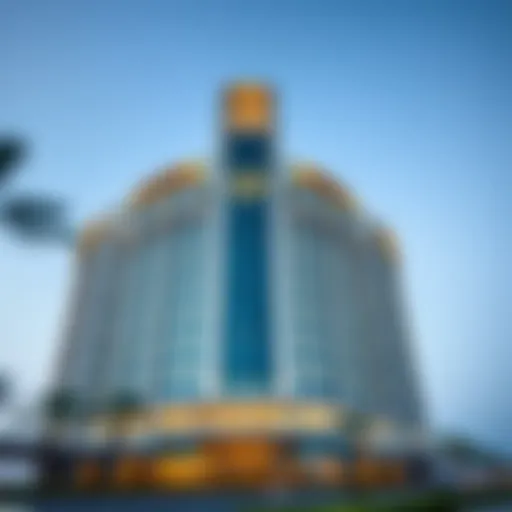 Stunning exterior view of Al Shamsi Building showcasing its unique architectural design
