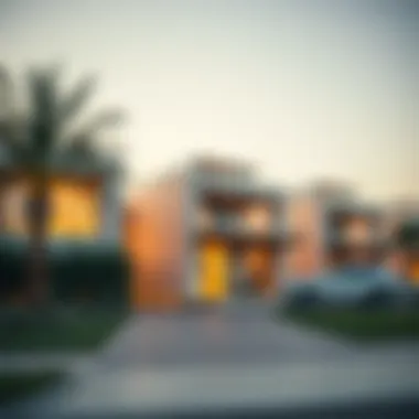 Modern Architecture in Al Thuriah Modern architecture in Al Thuriah highlighting luxury living