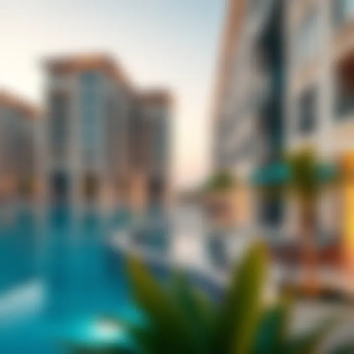 Luxurious Residential Buildings in Al Zeina Luxurious residential buildings in Al Zeina with modern architecture