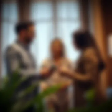 Engagement in Real Estate Transactions Buyer and seller engaging in transaction