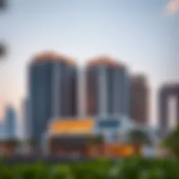 UAE skyline showcasing modern architecture