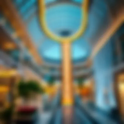 Stunning architectural view of the Art of Living Mall