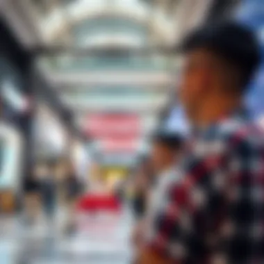 Community engagement events taking place in the mall