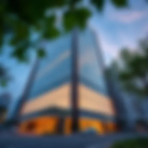 Architectural Design of Aspin Commercial Tower A stunning view of Aspin Commercial Tower's facade highlighting its architectural design