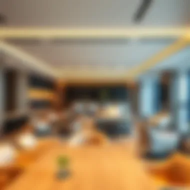 Interior shot of Aspin Commercial Tower displaying modern amenities and workspace