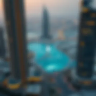 Map indicating the strategic location of Aspin Tower within Dubai’s real estate market