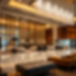 Luxurious lobby of Avani Hotel Media City showcasing modern design