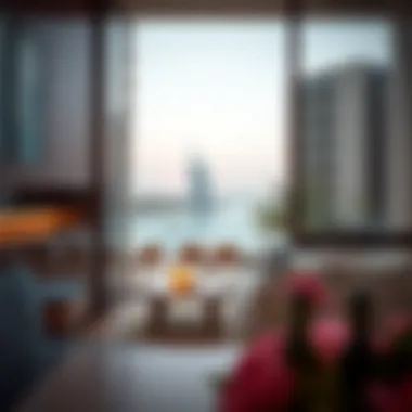 Stunning waterfront view from a luxury apartment in Azizi Venice
