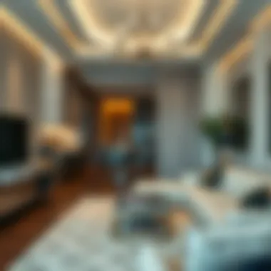 Luxurious interior design within Azure Residence Dubai