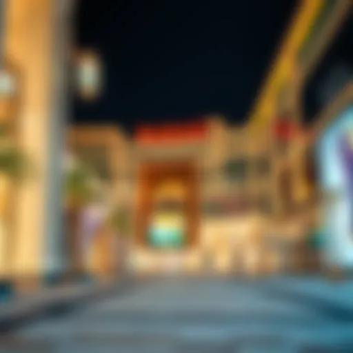 Architectural Marvel of Barari Mall Architectural exterior of Barari Mall showcasing modern design