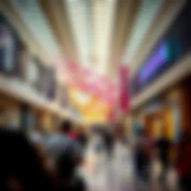 Visitors enjoying the vibrant atmosphere at Barari Mall