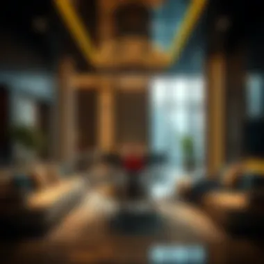 Interior of a luxury residential space developed by Binghatti