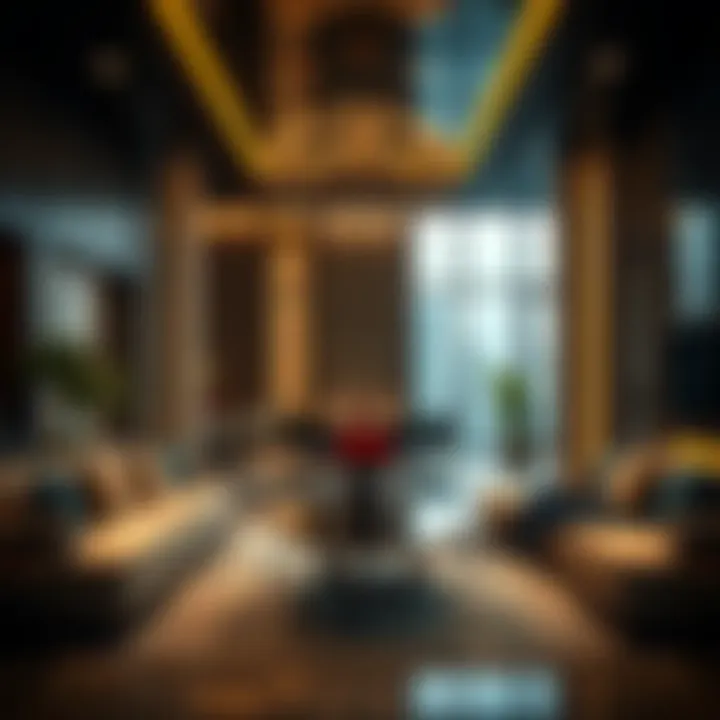 Interior of a luxury residential space developed by Binghatti