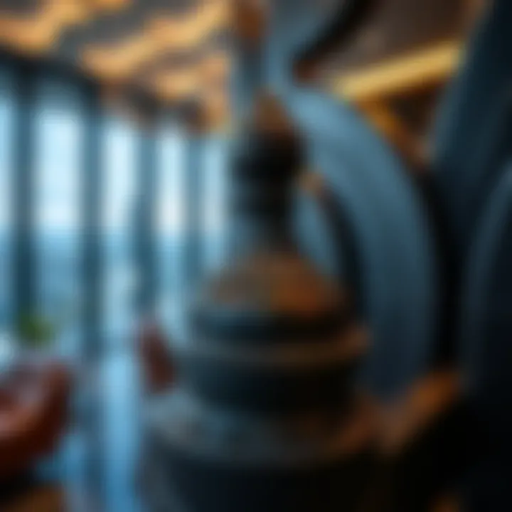 Detailing Excellence: Design Elements of Blumont Capital Tower Close-up of unique design elements of Blumont Capital Tower