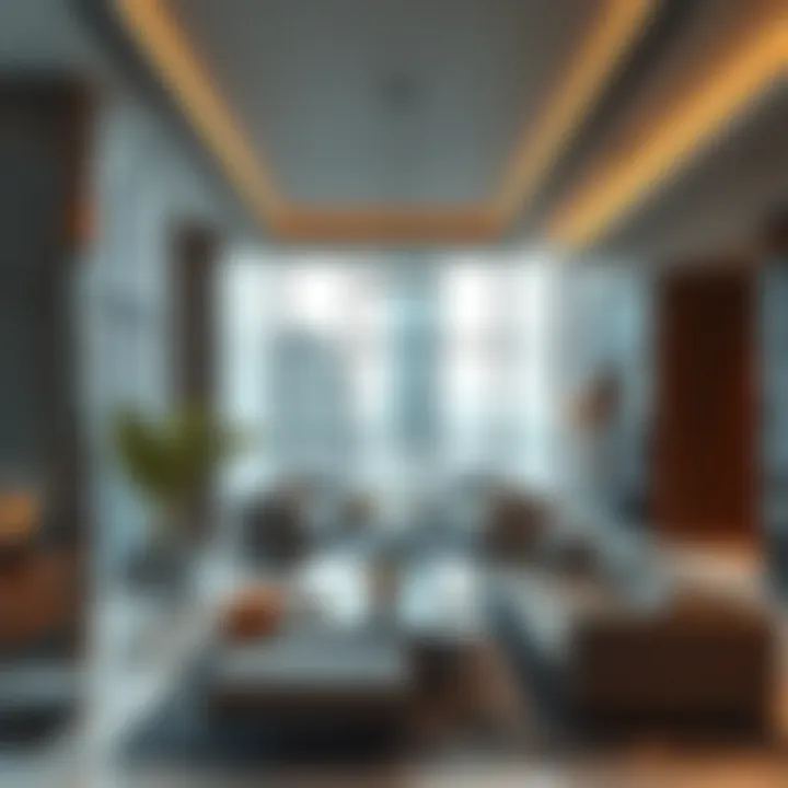 Modern Interiors of Boulevard Plaza Tower 1 Interior view showcasing modern amenities of Boulevard Plaza Tower 1