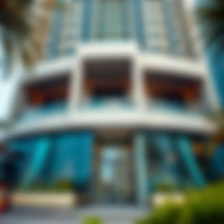 Burlington Tower's Architectural Splendor Sleek exterior design of Burlington Tower showcasing contemporary architecture