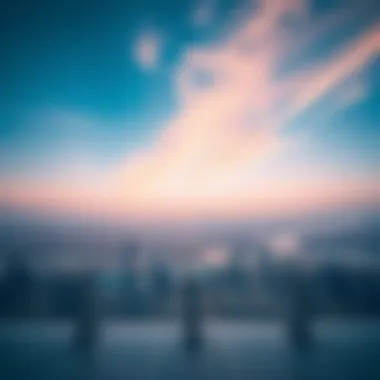Panoramic view from the top of Burlington Tower
