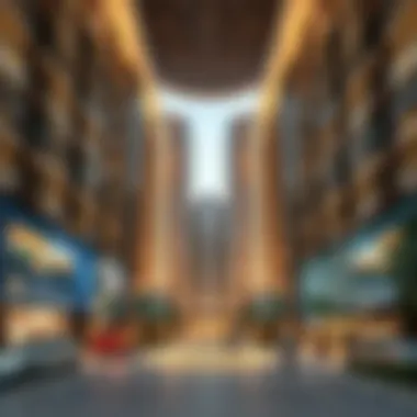 Innovative Architectural Vision for Business Bay Residences Conceptual architectural design of a residential complex in Business Bay