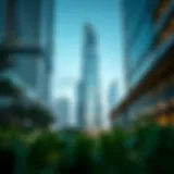 Stunning architectural view of Business Bay Silver Tower