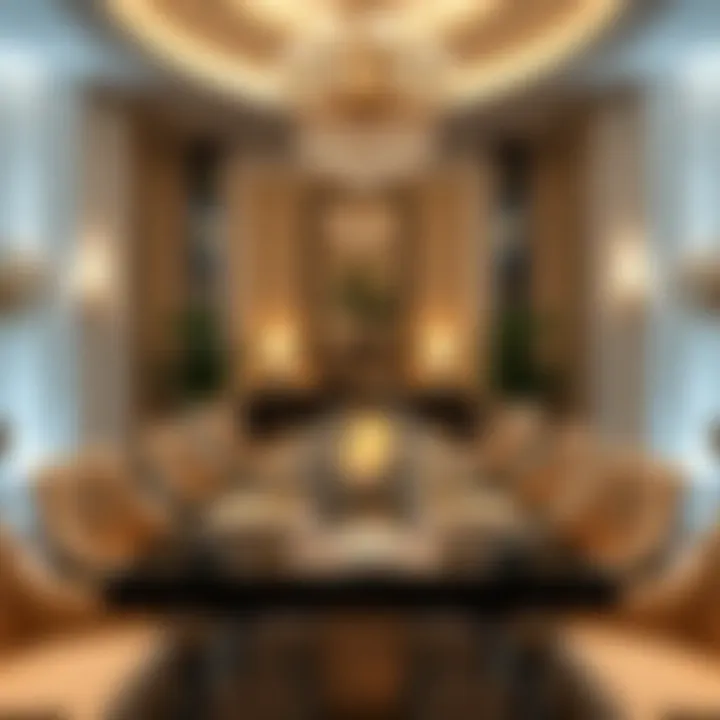 An Exquisite Dining Experience Awaits Exquisite dining setup at Caesars Palace Dubai