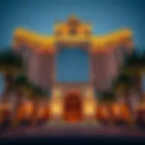 The Stunning Façade of Caesars Palace Dubai Luxurious façade of Caesars Palace Dubai