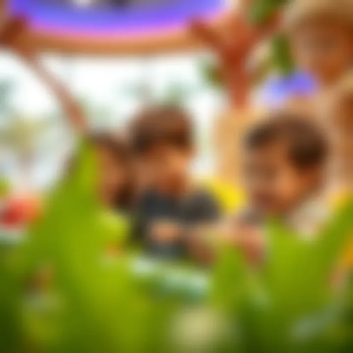 Engaging Activities for All Ages Children enjoying interactive games at the center