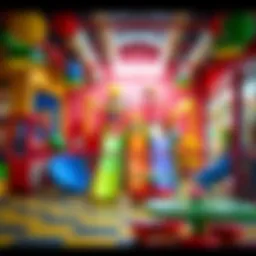 Vibrant indoor play area at Cheeky Monkeys