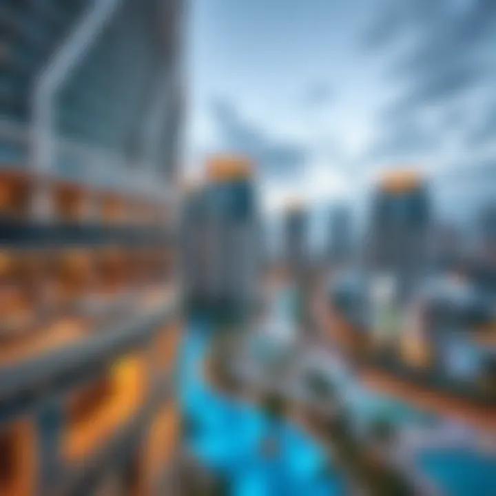 Panoramic View of City Walk Building 9 Location Panoramic view highlighting the location advantages of City Walk Building 9