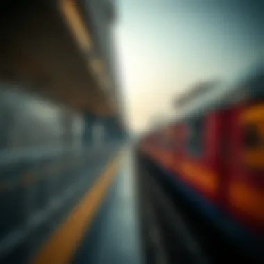 Visual representation of metro connectivity and accessibility in Dubai