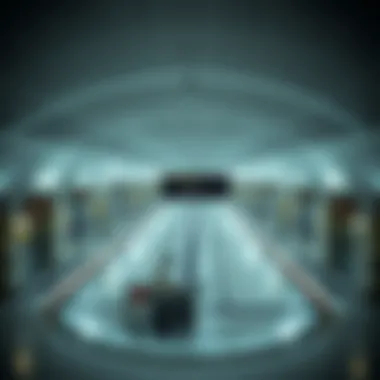 Interior View of Al Muraqqabat Metro Station Interior view of Al Muraqqabat Metro Station illustrating passenger flow and amenities