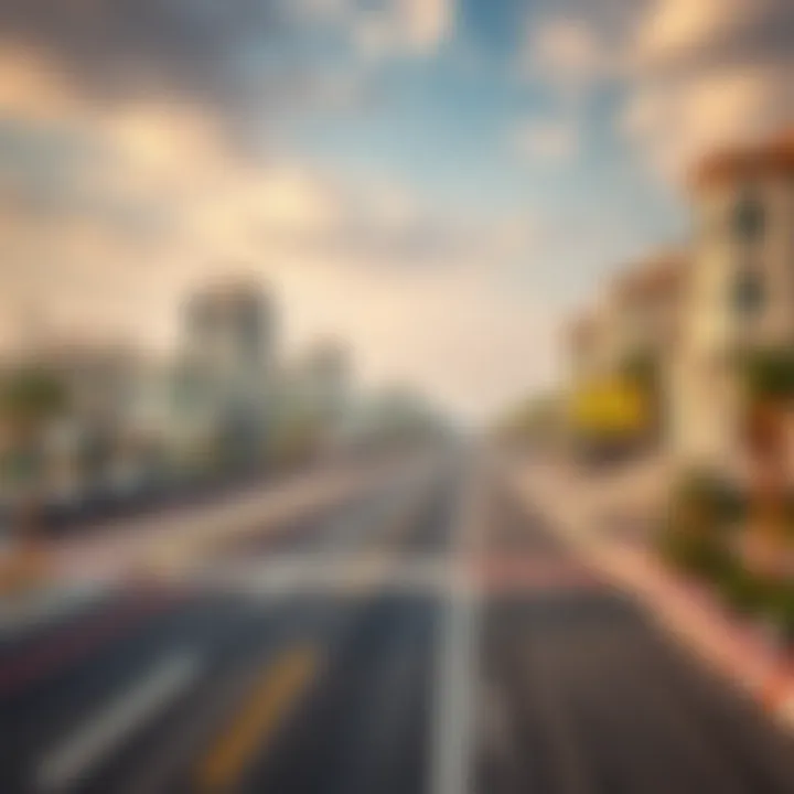 Surrounding urban landscape highlighting real estate developments near Al Muraqqabat Metro Station