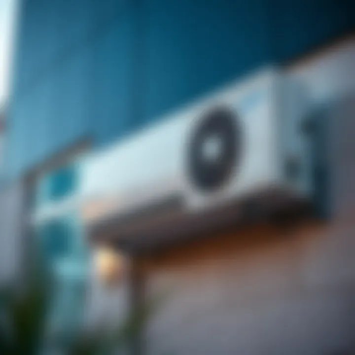 Commercial Air Conditioning Installation Rental air conditioning unit installed at a commercial building