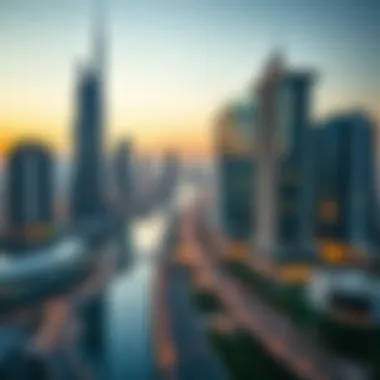 An elegant Dubai skyline showcasing Emaar properties