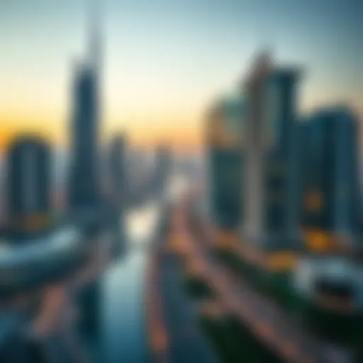 An elegant Dubai skyline showcasing Emaar properties