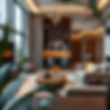 A modern living space in an Emaar development