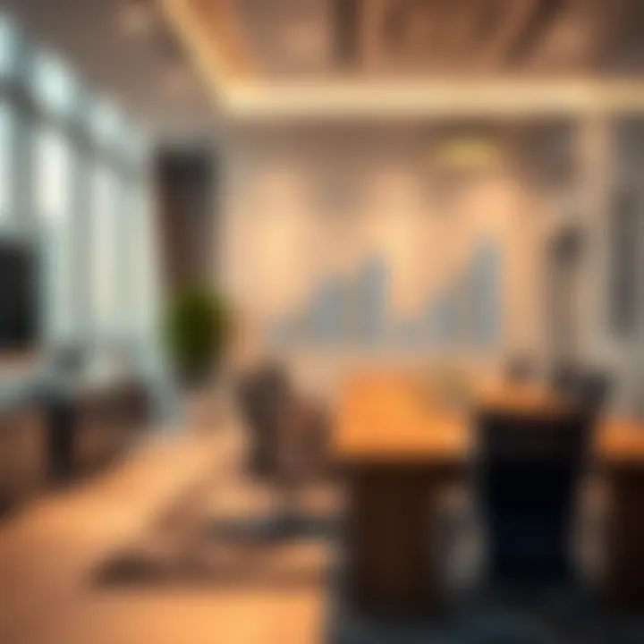 An infographic displaying market trends in Dubai's office rental sector