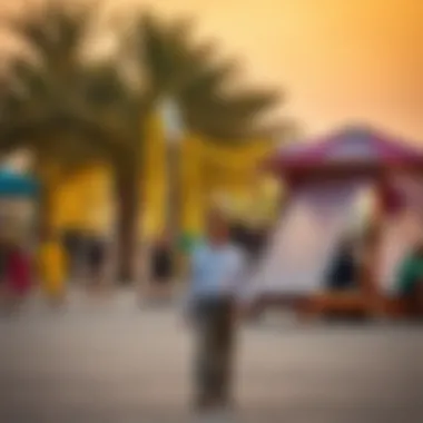 Vibrant community activities at Creek Beach