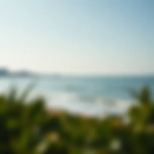 Serene view of Creek Beach with gentle waves
