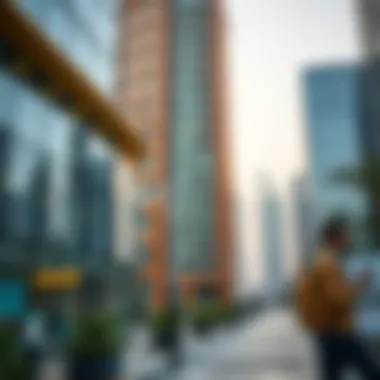 Investment opportunities represented visually around the Crystal Blue Building