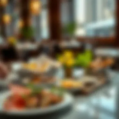 Savoring Local Culinary Treasures Artfully presented local delicacies on a dining table