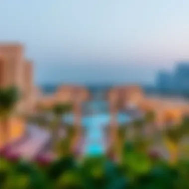 Damac Community Lifestyle Panoramic view of a Damac community showcasing lifestyle amenities